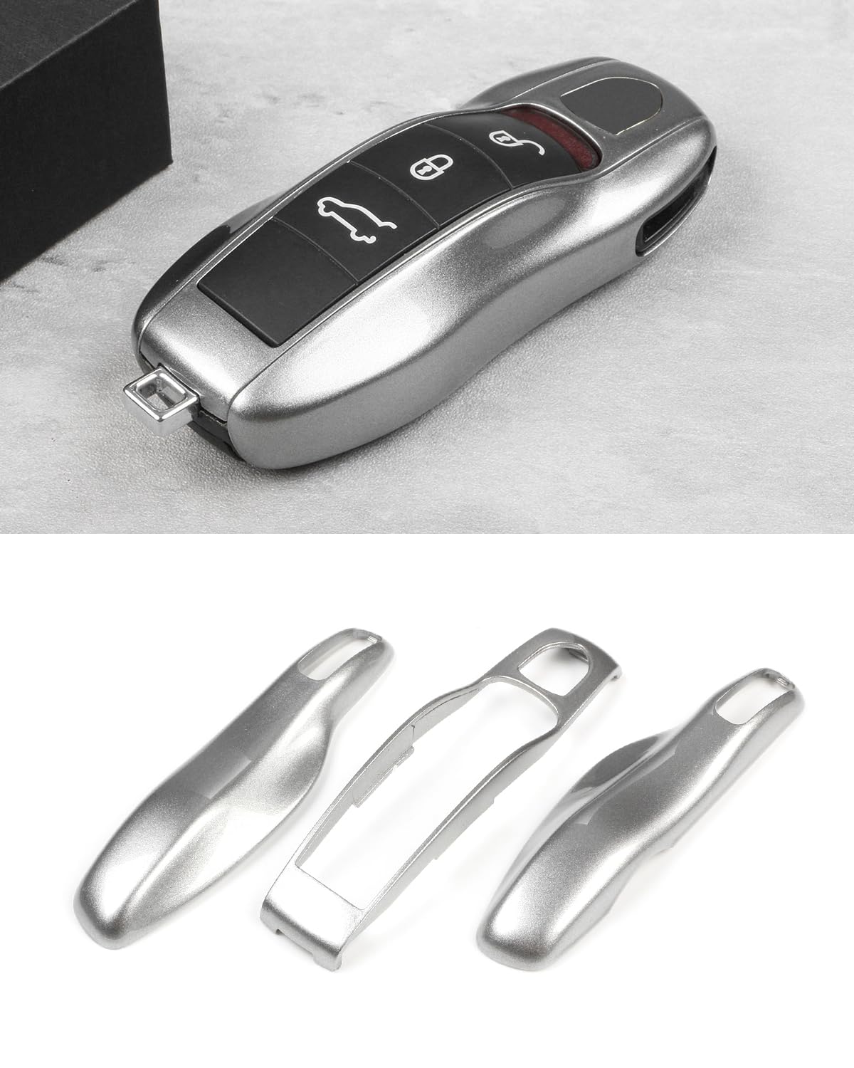 レザーキーケースキーカバー、ポルシェマカンカイエンヌパナメラのカーキー Amazon | レザーキーケースキーカバー、ポルシェマカン